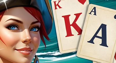 Solitaire Klondike - Treasure Island - crazygames