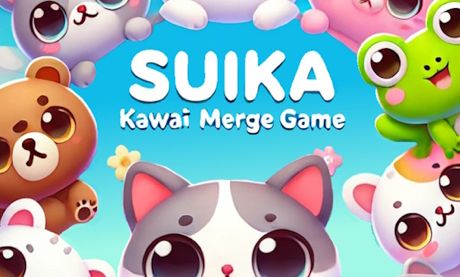 Suika Kawaii Cat Merge game - crazygames