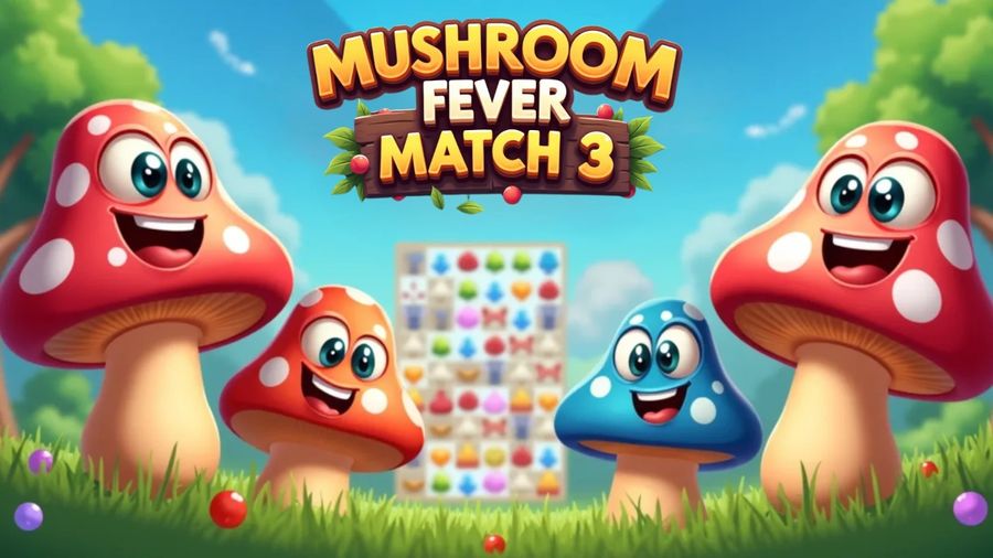 Mushroom Fever Match 3 - crazygames