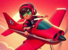 Ben 10 Tappy Plane - crazygames
