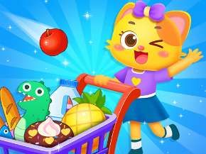 Supermarket Shopping For Kids - crazygames