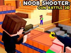 Noob Shooter: Gun Battle 3D - crazygames