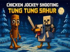 Chicken Jockey Shooting Tung Tung Sahur - crazygames,crazy games,free games,h5 game, free play,free crazy games