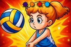 Volleyball Fun Coloring - crazygames