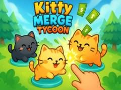 Kitty Merge Tycoon - crazygames,crazy games,free games,h5 game, free play,free crazy games