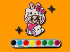 Labubu Coloring Adventure - crazygames,crazy games,free games,h5 game, free play,free crazy games
