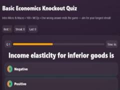 Basic Economics Multiple choice - crazygames,crazy games,free games,h5 game, free play,free crazy games
