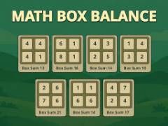 Math Box Balance - crazygames