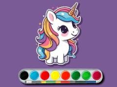 Unicorn Coloring Challenge - crazygames