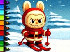 Easy Coloring Labubu Time - crazygames