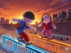 Skate Duo Runner - crazygames