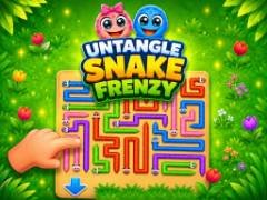 Untangle Snake Frenzy - crazygames