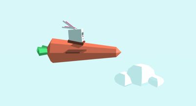 Rabbit, Carrot, and Airplane - crazygames