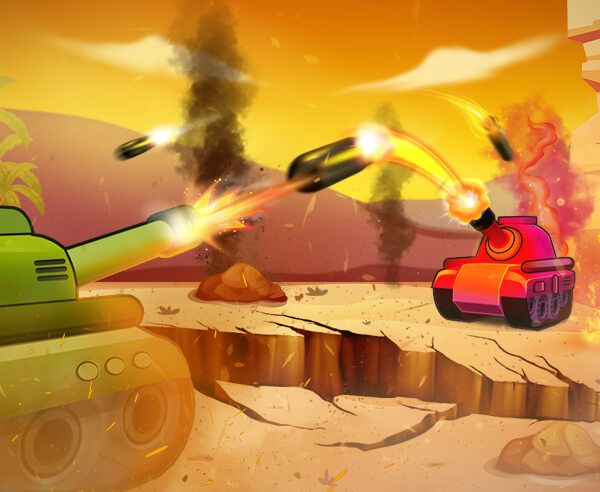 Hill Top Tanks - crazygames
