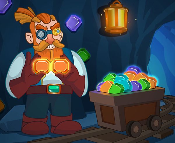 Merge The Gems - crazygames